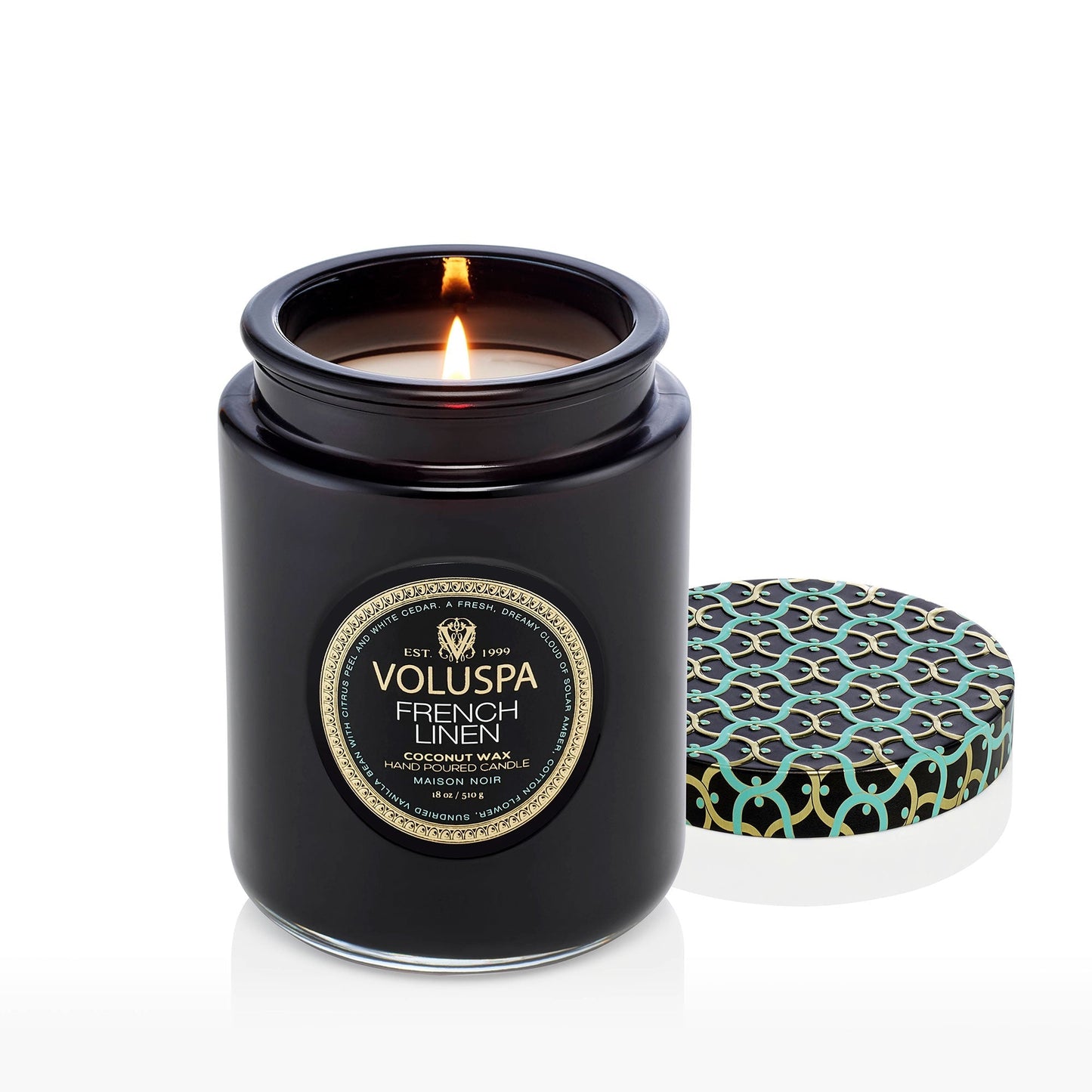 French Linen - Large Jar Candle