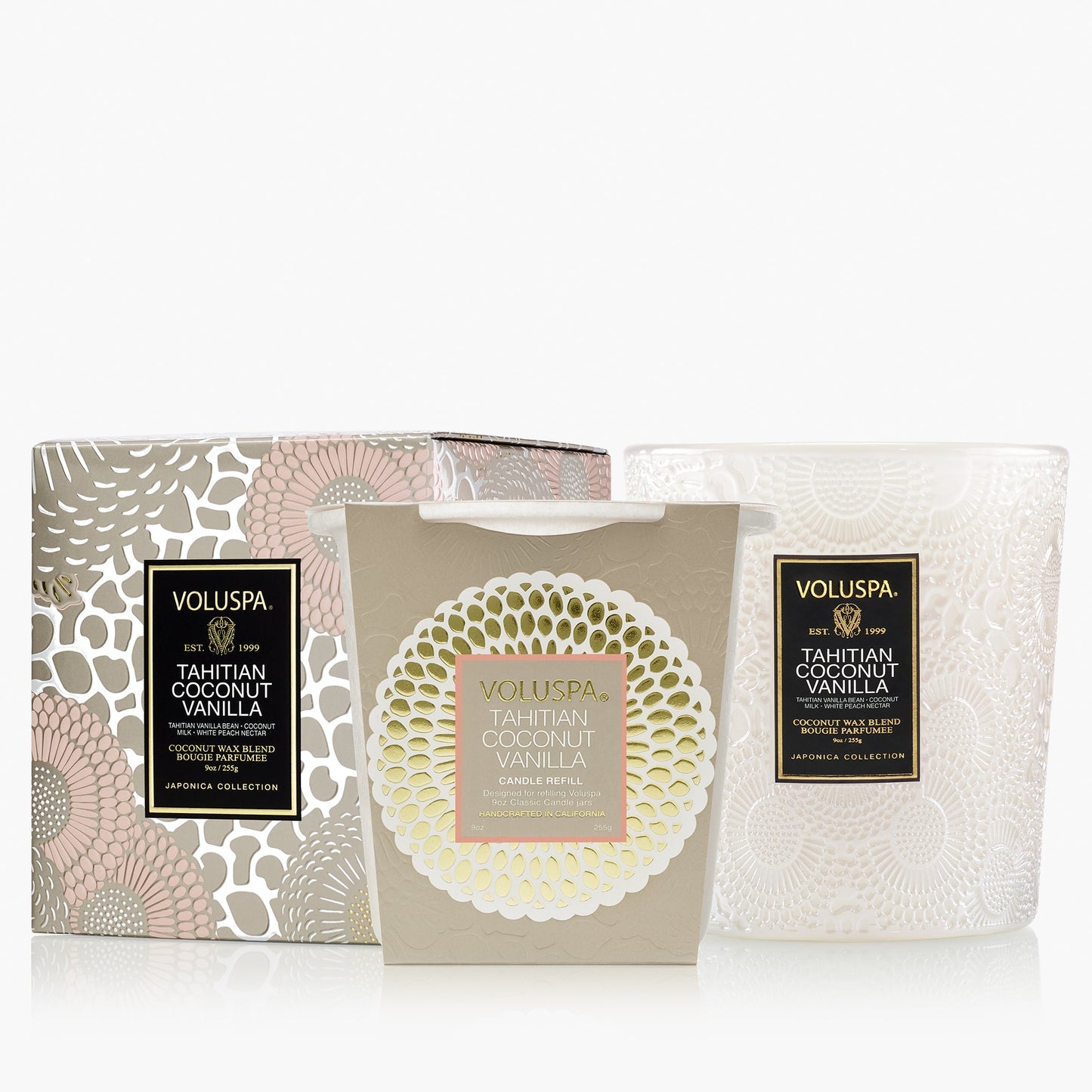 Tahitian Coconut Vanilla - Classic Candle & Refill