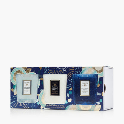 Coastal Getaway - 3 Demi Candle Gift Set