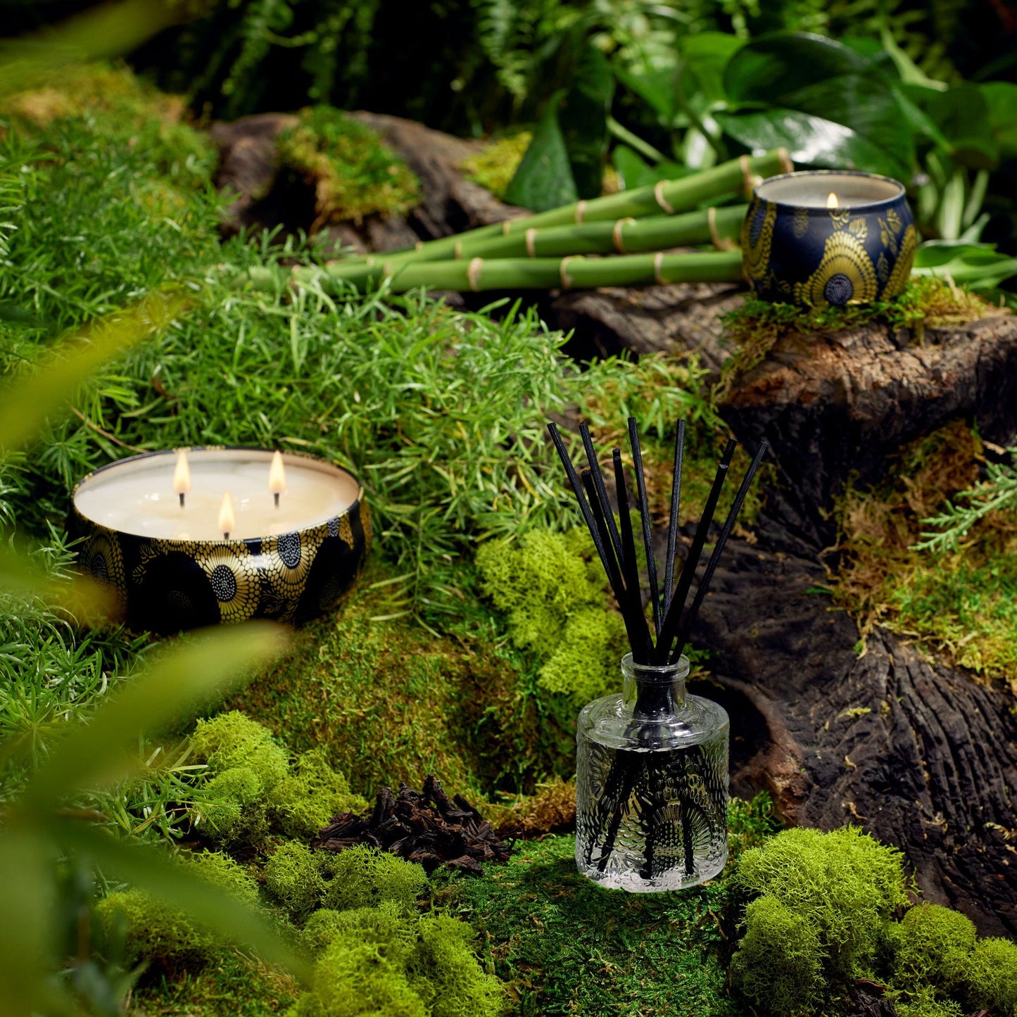 Moso Bamboo - Mini Tin Candle