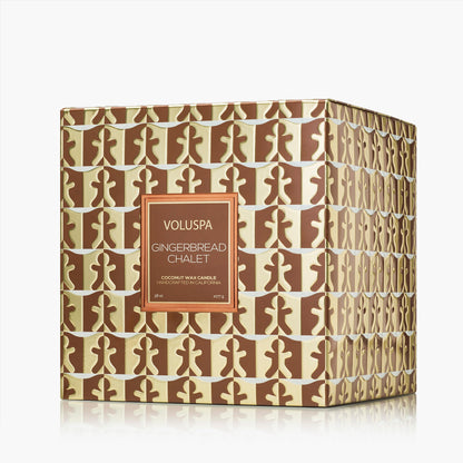 Gingerbread Chalet - 3 Wick Hearth Candle