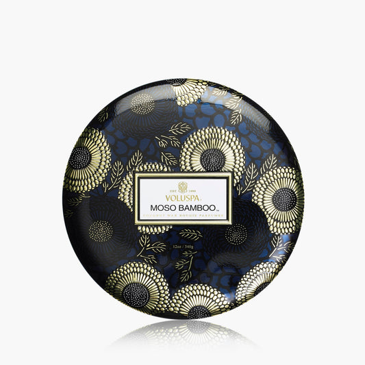 Moso Bamboo - 3 Wick Tin Candle