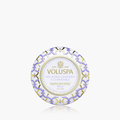 Mountain Lavender & Chamomile - Mini Tin Candle