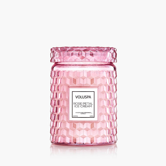 Rose Petal Ice Cream - Large Jar Candle