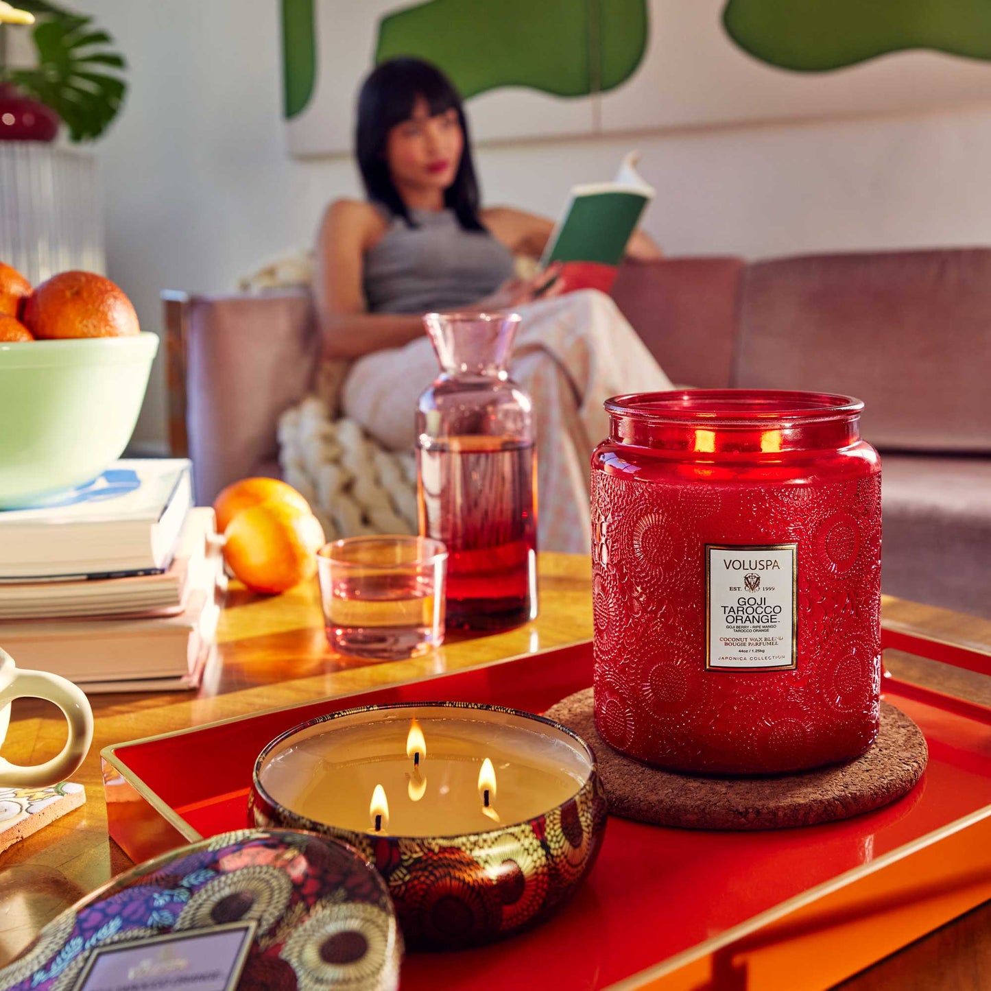 Goji Tarocco Orange - 3 Wick Tin Candle