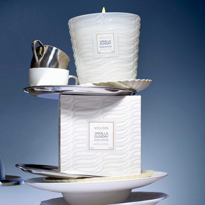 Vanilla Sunday - 3 Wick Hearth Candle