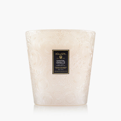 Santal Vanille - 3 Wick Hearth Candle