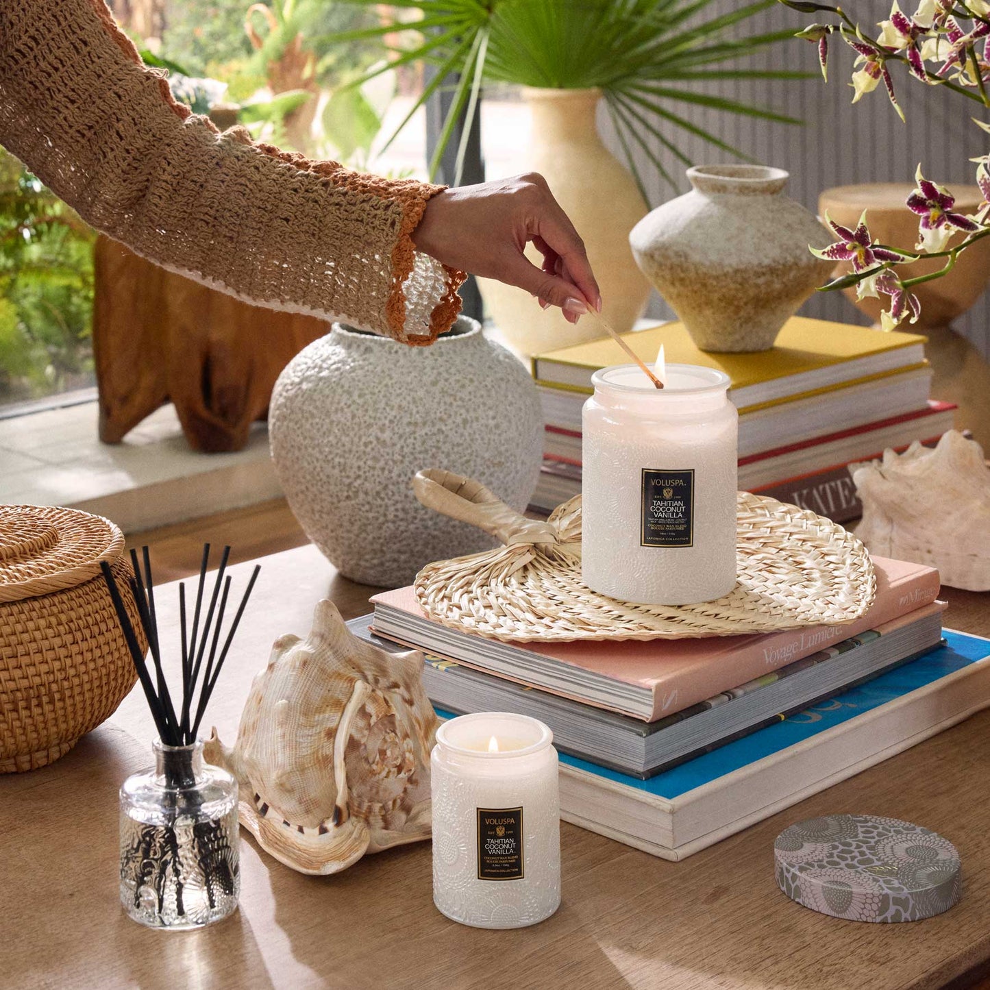 Tahitian Coconut Vanilla - Large Jar Candle