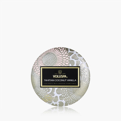 Tahitian Coconut Vanilla - Mini Tin Candle