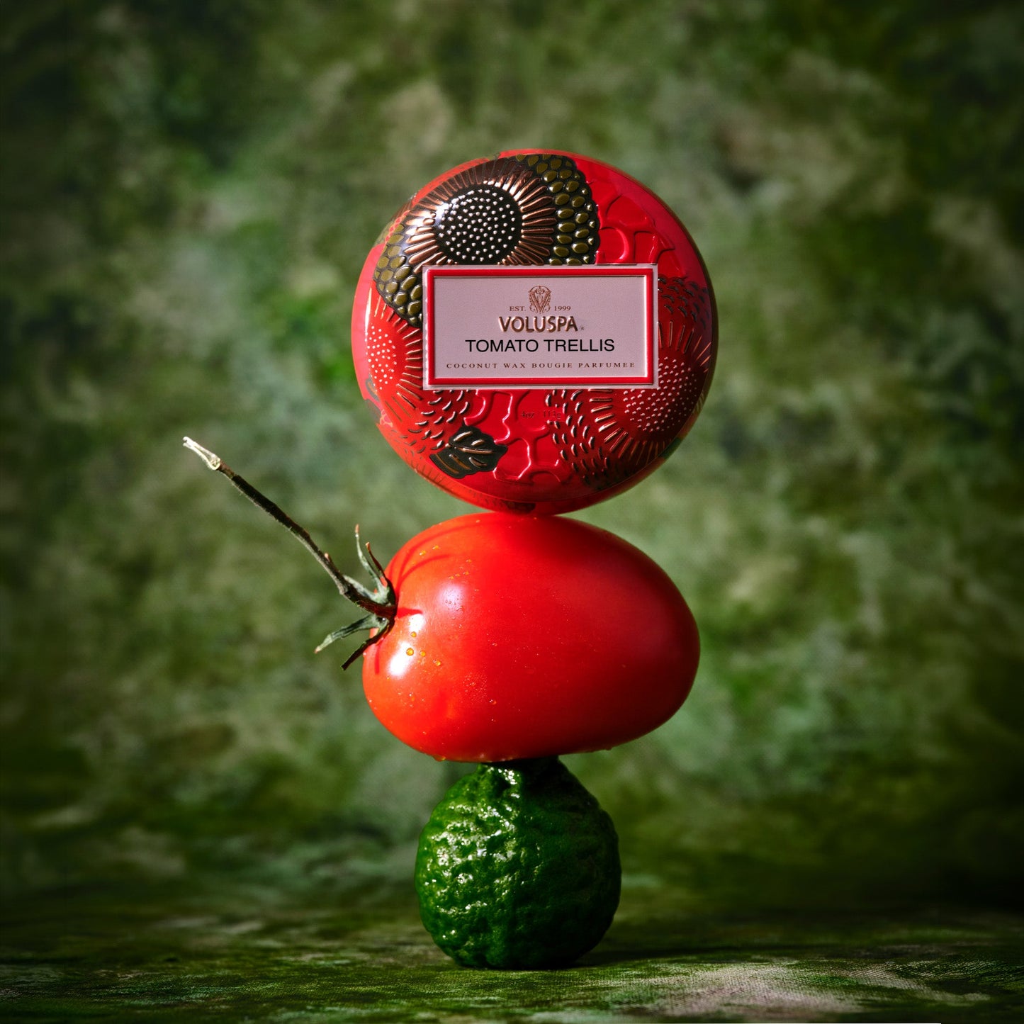Tomato Trellis - Mini Tin Candle