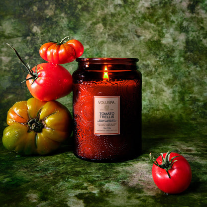 Tomato Trellis - Large Jar Candle