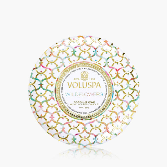 Wildflowers - 3 Wick Tin Candle